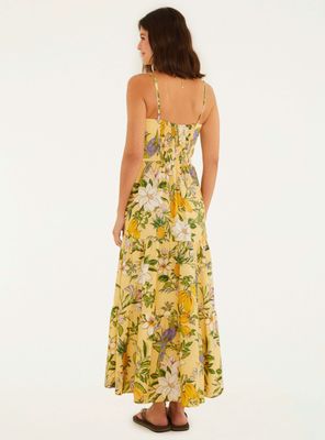 Imagen 2 del producto Vestido Midi Detalle Lazo y Diseño Floral