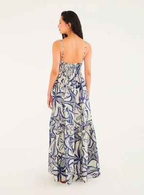 Imagen 2 del producto Vestido Escote Fruncido Diseño Estrellas de Mar