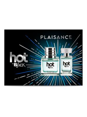 Set Perfume Hot in Black EDP Mujer 80 ml + Miniatura