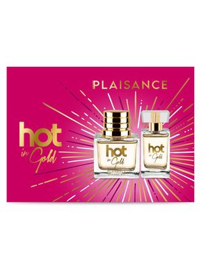 Set Perfume Hot in Gold EDP Mujer 80 ml + Miniatura