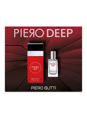 Set Perfume Piero Red Deep EDP Hombre 100 ml + Miniatura 30 ml