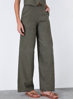 Imagen 2 del producto Pantalón Rayas Lino Blue Colección Josefa Saez