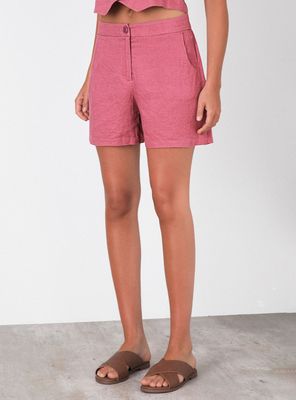 Short Pretina Elasticada Pink