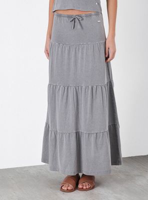 Falda Larga Maxi Tiro Medio