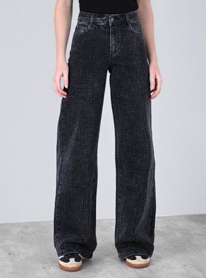 Imagen 1 del producto Pantalón Wide Leg Strass