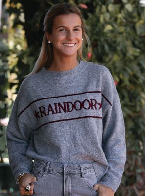 Sweater Logo Grey Colección Josefa Saez