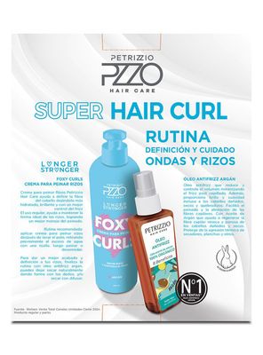 Imagen 2 del producto Set Super Hair Curl Crema de Peinar 300 ml + Óleo 100 ml