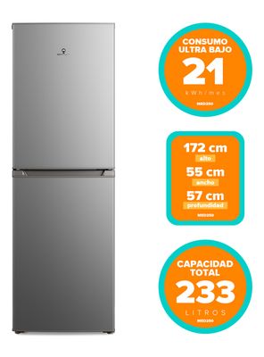 Imagen 2 del producto Refrigerador Bottom Freezer Frío Directo 248 Lts MED250