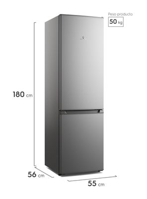 Imagen 2 del producto Refrigerador Bottom Freezer Frío Directo 262 Lts MED270