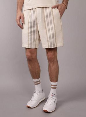 Short de Lino AE Rayas