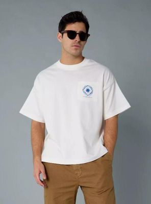 Polera Recta Gráfico de Destino