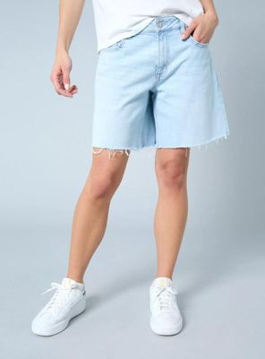 Short Ae Dreamy Drape Stretch Jort Holgado Tiro Bajo de 8