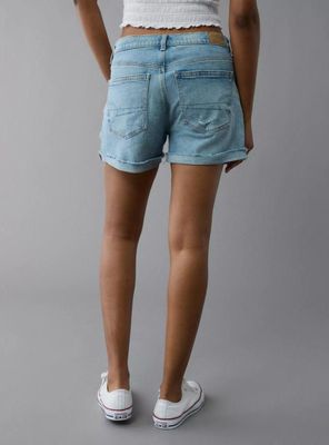 Imagen 2 del producto Short Ae Denim Ex-Boyfriend Stretch Tiro Bajo Rasgado