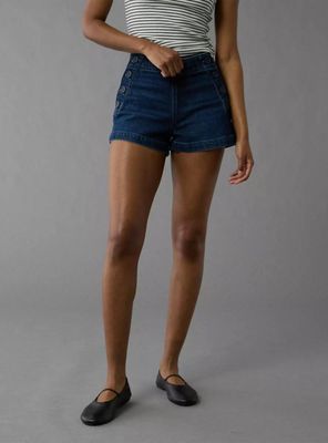 Short Ae Mom de Denim Stretch