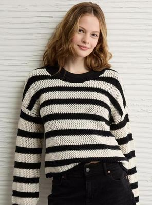 Chaleco Ae Cropped Crochet