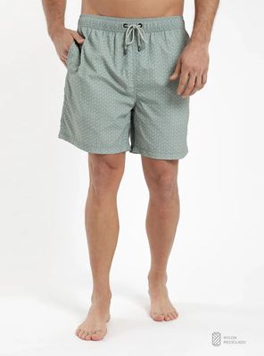 Traje de Baño Classic Palmeras Nailon Reciclado