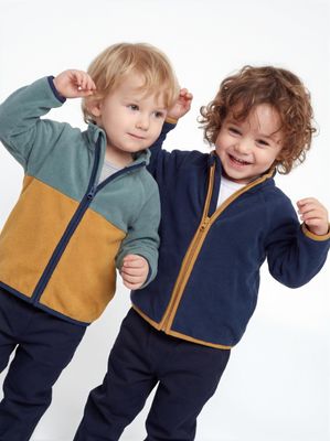 Imagen 2 del producto Polar Liso con Cierre de Color y otro Color Block