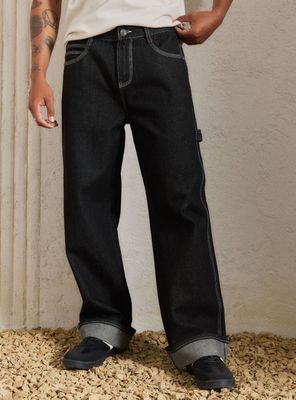 Jeans Loose Fit Hilo Contraste