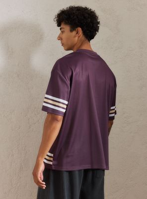 Imagen 2 del producto Polera LA Rayas Mesh Oversize