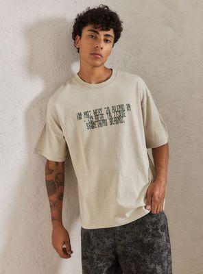 Polera Acid Wash Relaxed Fit
