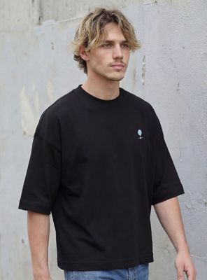 Polera Boxy Frase Back Print