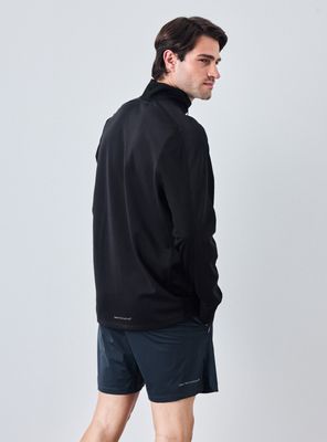 Imagen 2 del producto Polerón Técnico Con Paneles Texturados, Cuello Alto