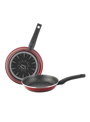 Sartén Lote 18-24 Cm Coral Due Rojo