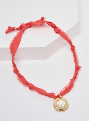 Imagen 2 del producto Collar Midi Medalla Flor Tiare Colaboración María Pombo