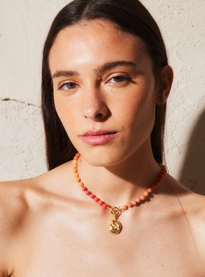 Collar Perlas con Caracola Tiare Colaboración María Pombo