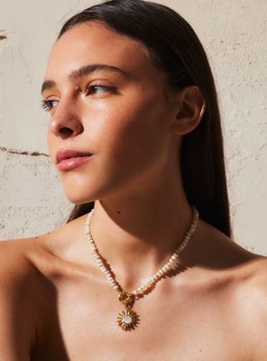 Collar Corto Sol Tiare Colaboración María Pombo