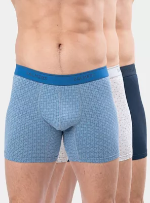 Pack 3 Bóxer Medio Algodón