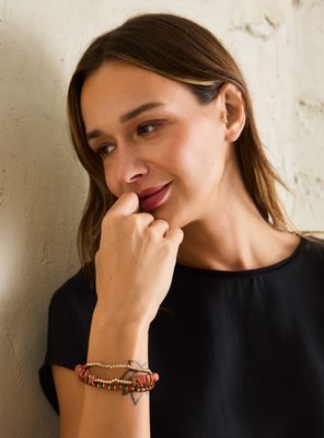 Imagen 2 del producto Pack de 3  Pulsera Elasticada con Mostacillas y Piedras