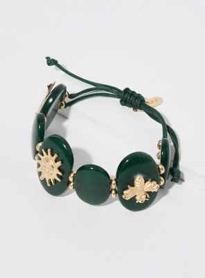 Imagen 1 del producto Pulsera con Piedras de Resina y Charms