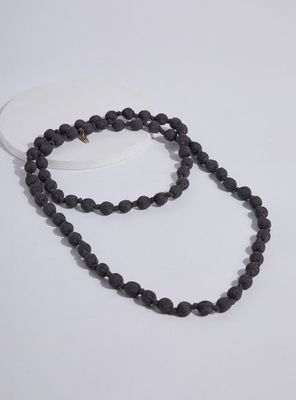 Collar Cuentas Forradas en Tela