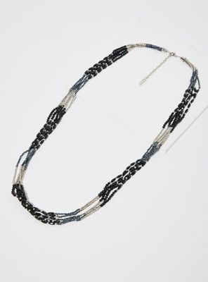 Imagen 1 del producto Collar con Cuentas Facetadas en Contraste