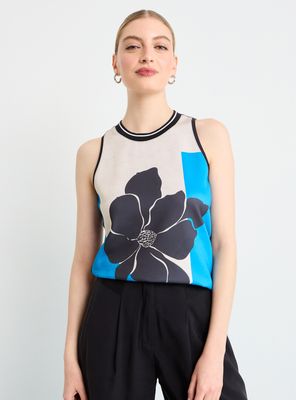 Polera Estampada sin Manga Regular