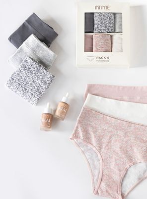 Pack 6 Pantaleta Alta en Caja