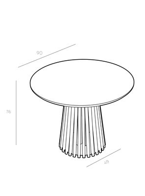 Imagen 2 del producto Mesa de Comedor 4 Personas Palisade 90 cm