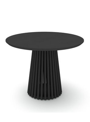 Mesa de comedor Palisade 6 Personas 90 cm Negro