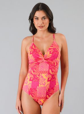 Traje de Baño Torcido una Pieza