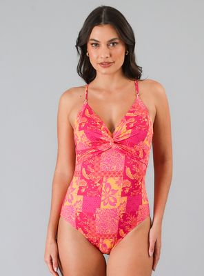 Traje de Baño Torcido una Pieza