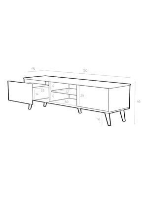 Imagen 2 del producto Rack TV 65¨ Bajo Atacama Line Nogal