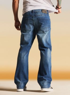 Imagen 2 del producto Jeans Relaxed Fit Desgastado con Roturas