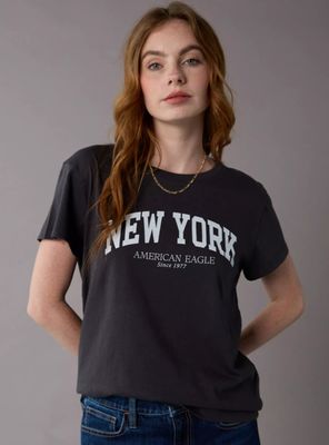 Polera Ae con Gráfico Slim