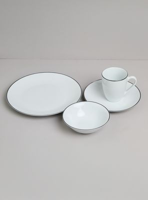 Imagen 2 del producto Set de Vajillas 24 Piezas Línea Negra