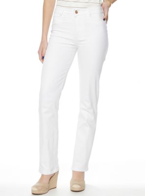 Imagen 1 del producto Jeans Recto Tiro Alto con Pretina Básica