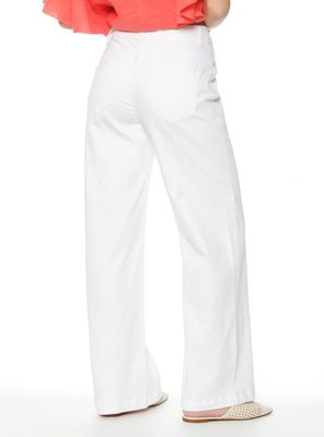 Imagen 2 del producto Jeans Wide Leg Tiro Alto Pretina Básica de 1 Botón P34