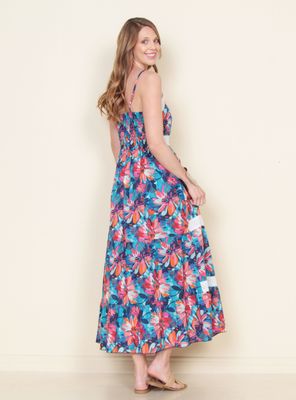 Imagen 2 del producto Vestido Estampado con Bretel y Bolsillos