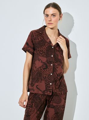 Pijama Camisero Estampado