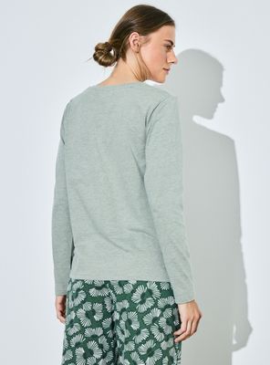 Imagen 2 del producto Pijama Polera Lisa Estampada